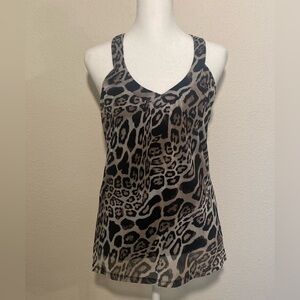 I.N.C Animal Print Halter Top